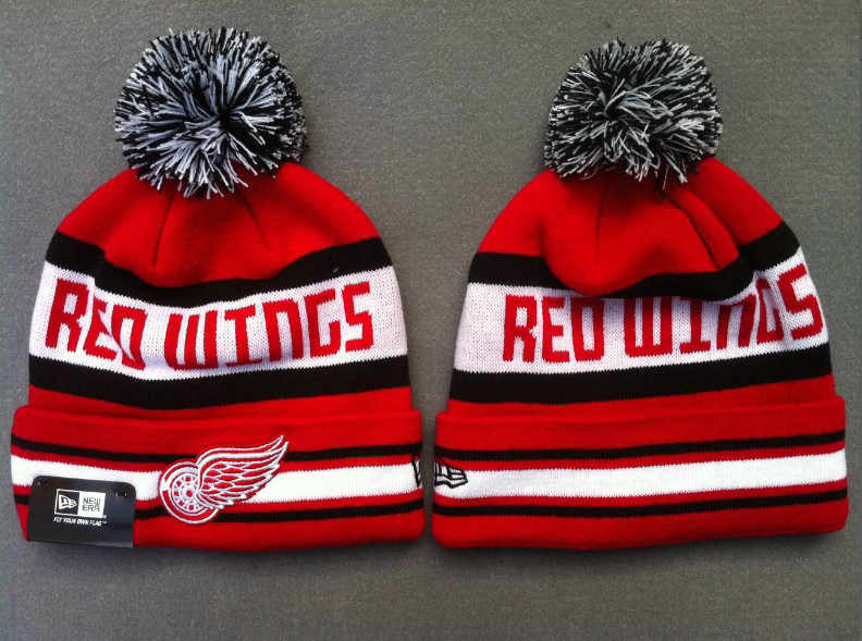 NHL Detroit Red Wings Red Beanie 2 SF